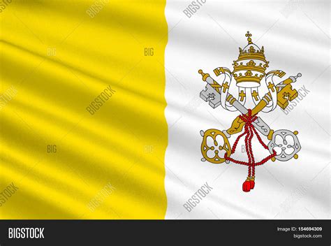 Flag Vatican City Image Photo Free Trial Bigstock