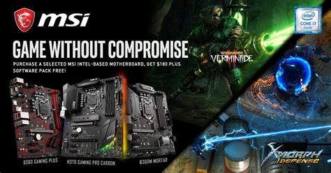 Newest Intel Gaming Gear Bundle Msi Motherboard And Desktop