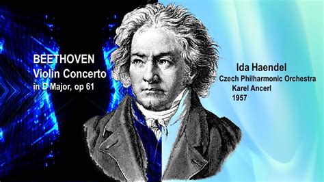 Beethoven Violin Concerto Op Ida Haendel Czech Philharmonic