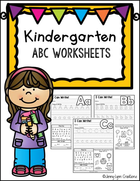 Kindergarten ABC Worksheets - Made By Teachers