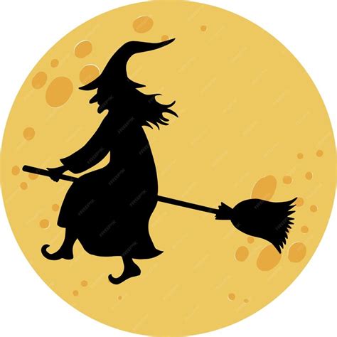 Premium Vector | Halloween moon silhouette