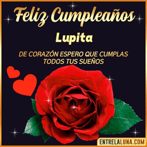 Feliz Cumplea Os Lupita Tarjetas Y