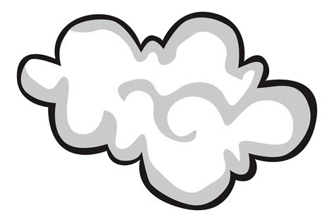 White Cloud With Transparent Background 24032812 PNG