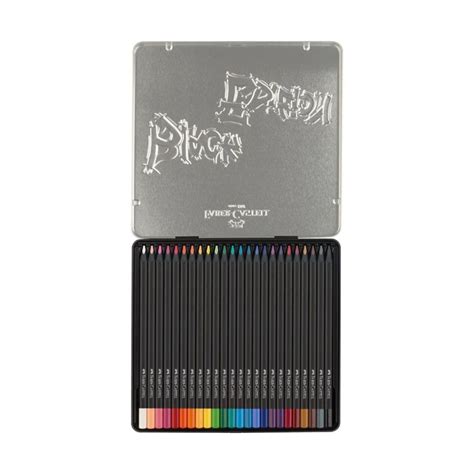 Faber Castell Black Edition Colour Pencils Tin Of 24 The Deckle Edge