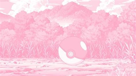 Kawaii Pink Pokemon Pokéball Art