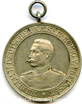 Medaille Preussen Kaiser Wilhelm Ii Orden Und Historische