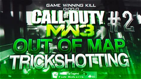 MW3 Out Of Map Trickshotting 2 2 SHOTS YouTube