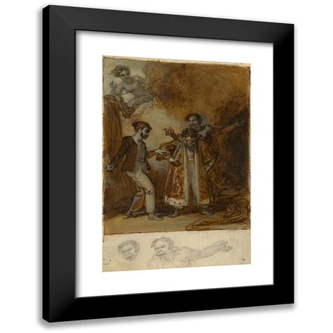 Robert Smirke 11x14 Black Modern Framed Museum Art Print Titled