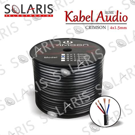 Kabel Speaker High Quality Crimson X Mm Kabel Tasker Per Meter