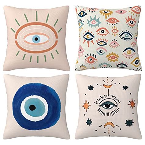 Best Evil Eye Throw Pillow For Good Luck