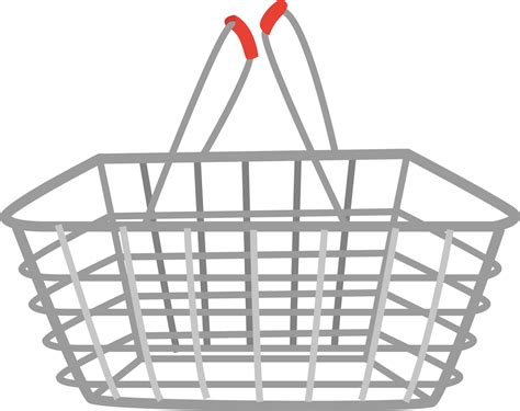 Supermarket basket, illustration, vector on white background 13846897 ...