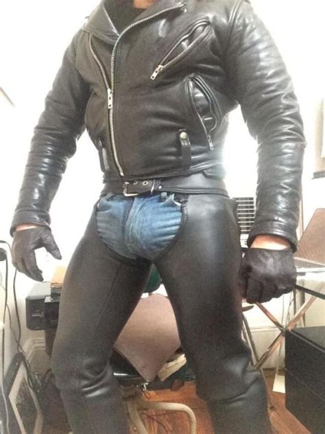 Pin By Max Norton On Leather Denim And Bulges Mens Leather Pants