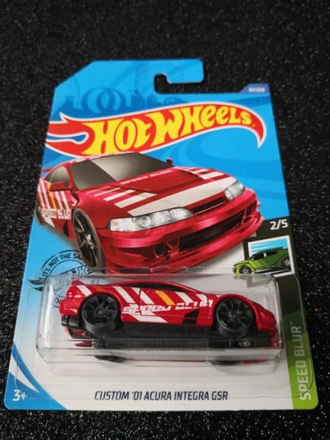 Hot Wheels Custom 01 Acura Honda Integra Gsr Hobbies And Toys Toys And Games On Carousell