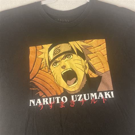 Naruto Uzumaki Shippuden Vintage Collection Graphic T Gem