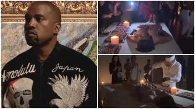 Kanye West Serves Sushi Platter On Naked Women At Th Birthday Party