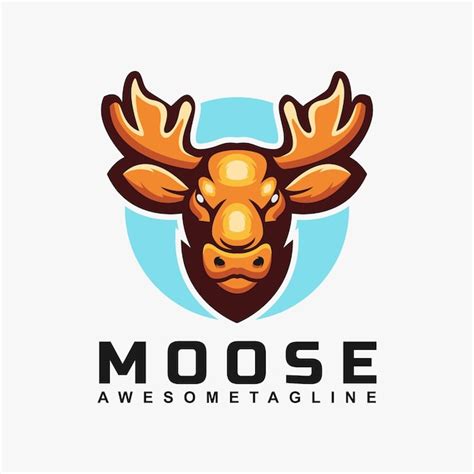 Premium Vector Moose Illustration Logo Design