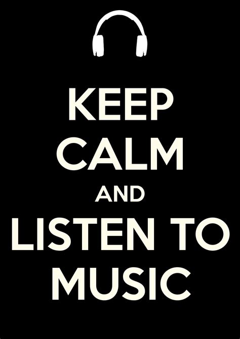 Keep Calm And Love Music Wallpaper