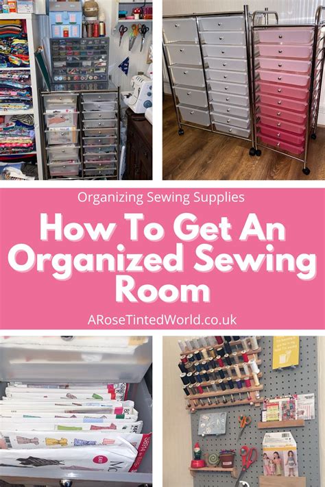 Organizing Sewing Supplies And How To Get An Organized Sewing Room ⋆ A