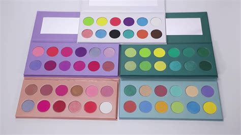 Custom Your Own Brand Makeup Eye Shadow Palette Makeup Eyeshadow Palette With Private Label