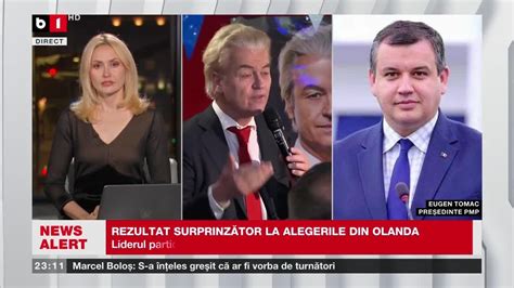 Rezultat Surprinz Tor La Alegerile Din Olanda Tiri B Tv Nov