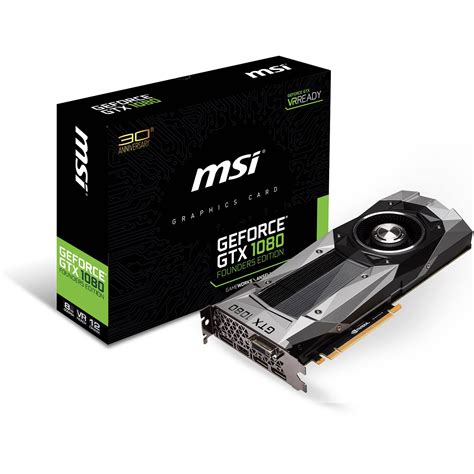 MSI GeForce GTX 1080 Founders Edition Graphics Card PASCAL B H