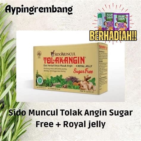 Jual Tolak Angin Cair Bebas Gula Isi Pcs Beli Box Free Anak Sehat