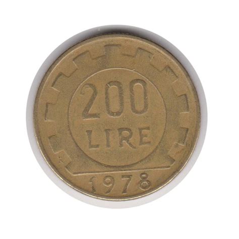 Italy 200 Lire 1978 Coin Code JMC2216