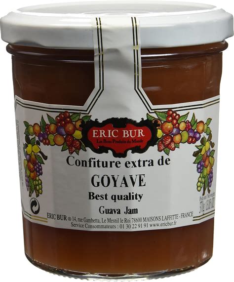 ERIC BUR Confiture Extra Goyaves 370 G Lot De 3 Amazon Fr Epicerie