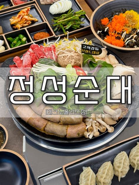 대구달성군 정성순대 전국 5대 순대전골 현풍 테크노 맛집 네이버 블로그