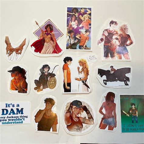 Percy Jackson Stickers Etsy