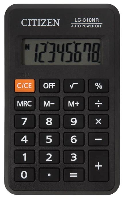 Калькуляторы Citizen карманный LC-310NR | отзывы