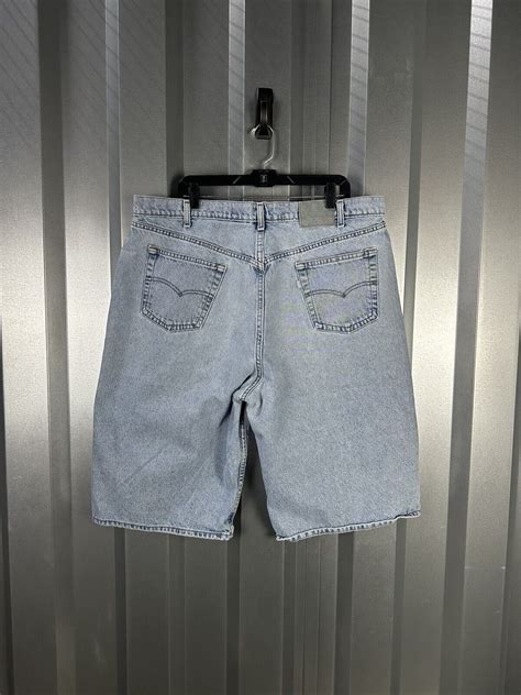 1990s Vintage Levis SilverTab Baggy Mens Denim Sho Gem