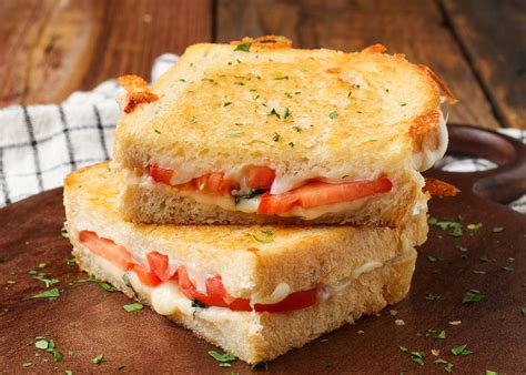 Caprese Grilled Cheese Vegetable Recipes