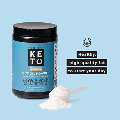 Perfect Keto Mct Oil C Powder Coconut Medium Chain Triglycerides For