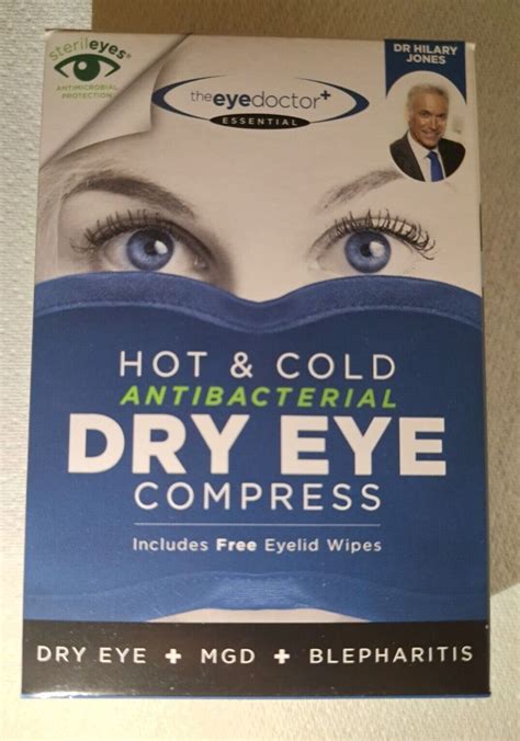 The Eye Doctor Essential Hot And Cold Dry Eyes Compress Eye Mask Ebay