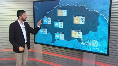 Previsão é de chuva e temperaturas amenas na maior parte do RS nesta