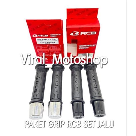 Jual Handgrip Grip Rcb Racing Boy Original Plus Jalu Stang Full Cnc