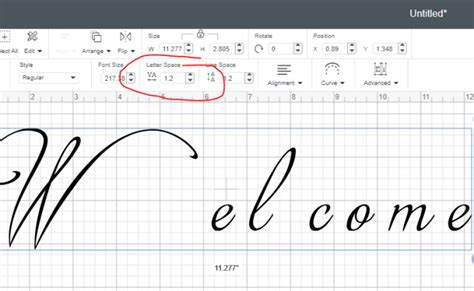 Connecting Cursive Letters In Cricut Design Space Otosection