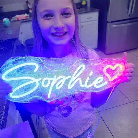 Custom Name Neon Sign For Kids Neon Name Sign Nursery Name Sign Baby