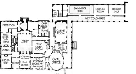 West Wing House Floor Plans Floor Plans Office Floor Plan