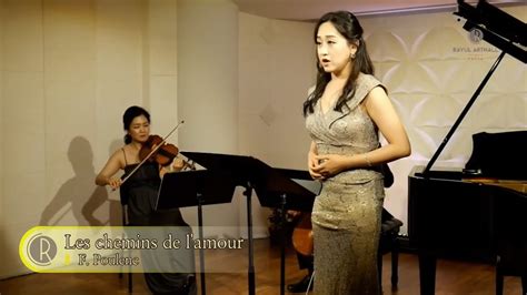 앙상블 라퐁뗀 F Poulenc Les chemins de l amour 사랑의 오솔길 YouTube