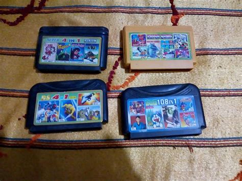 8 Bit Tv Video Game Cassette One Set Video Games