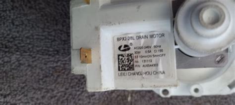 a00044303 bpx2-28l drain pump motor,used fully tested, NO REFUND ...