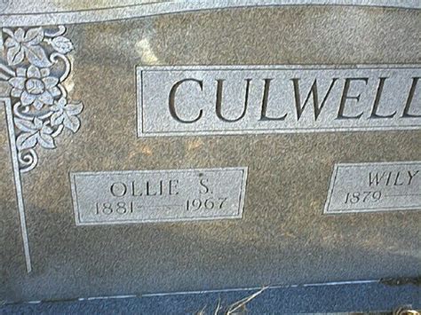 Ollie Stennis Paschall Culwell 1881 1967 Find A Grave Memorial