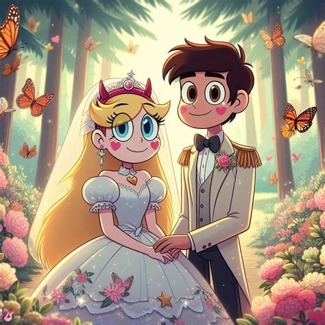 Star Butterfly And Marco Diaz Wedding Day By Maherjoey20 On Deviantart