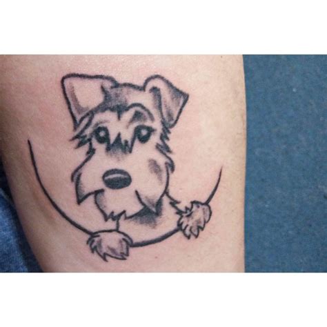 Tatuaje Schnauzer Animal Tattoos Dog Tattoos Tiny Tattoos