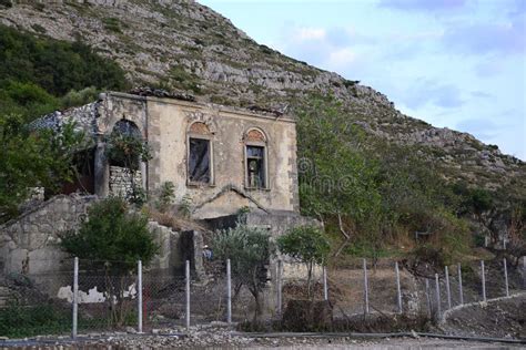 Old Abandoned House In Albanian Mountains Stock Photo Image Of