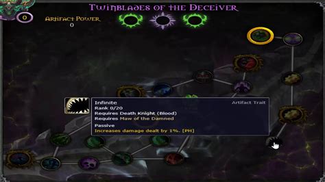 72 New Havoc Demon Hunter Artifact Traitswow Legion Youtube