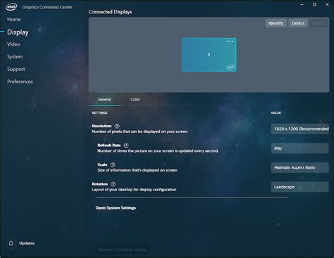 Intel Releases New Graphics Control Panel The Intel Graphics Command