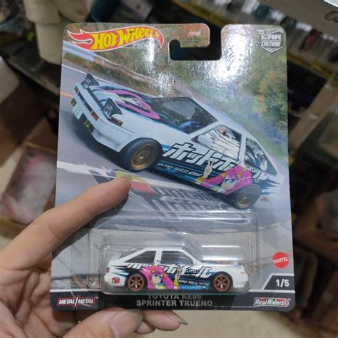Jual ORIGINAL TERLENGKAP Hot Wheels Toyota Ae86 Sprinter Trueno Mountain Drifter TERBARU